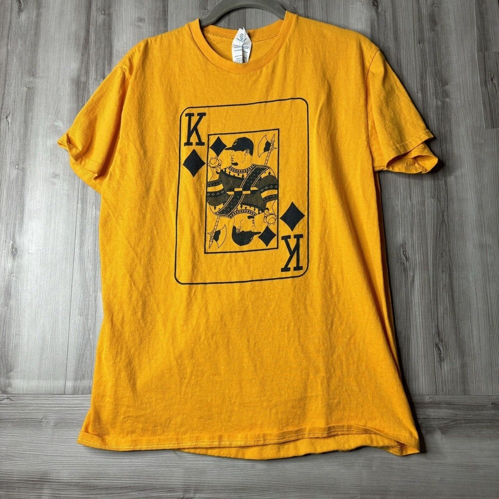 KING FELIX HERNANDEZ Yellow Court SEATTLE MARINERS BASEBALL T-SHIRT Fan Adult M